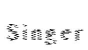 Singer Font Image
