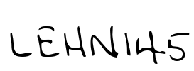LEHN145 Font Image
