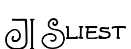 JI-Sliest Font Image