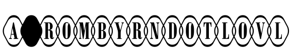 a_RombyRndOtlOvl Font Image