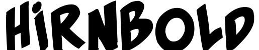HirnBold Font Image