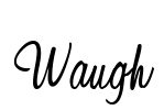 Waugh Font Image