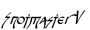 Snotmaster V Font Image