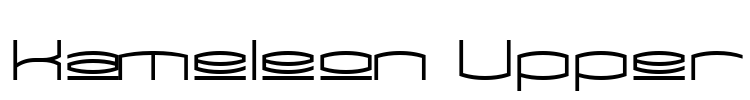 Kameleon Upper Font Image
