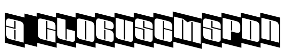 a_GlobusCmSpDn Font Image