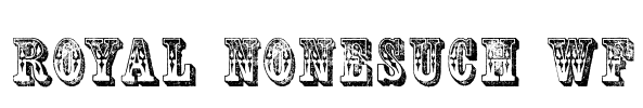Royal Nonesuch WF Font Image