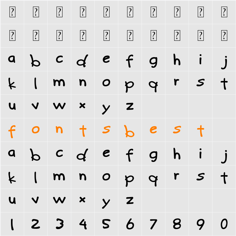 Kids Club Character Map