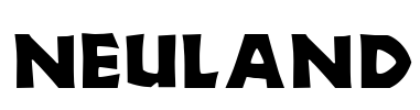 Neuland Font Image