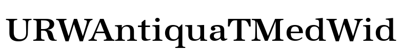 URWAntiquaTMedWid
