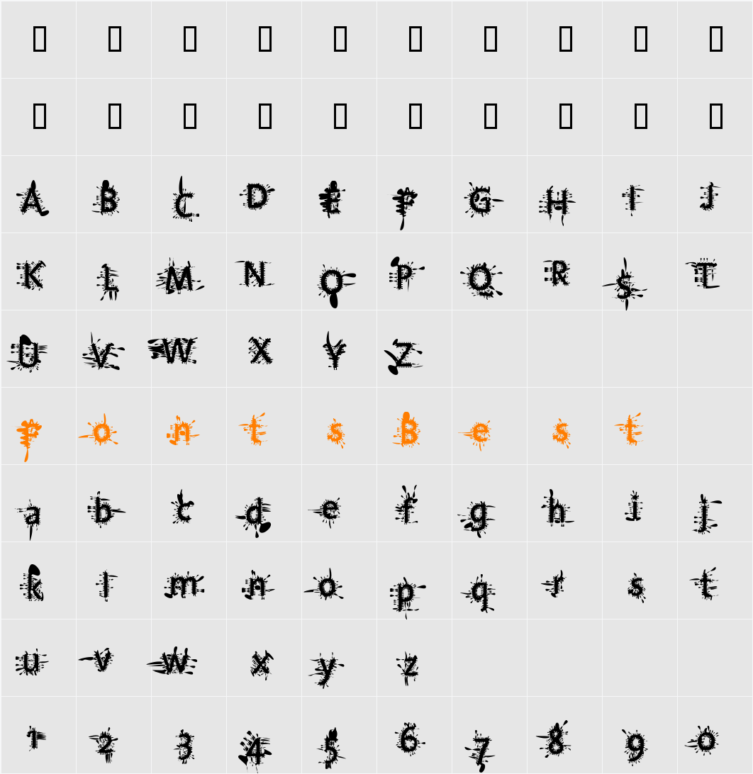 JesusSister Character Map