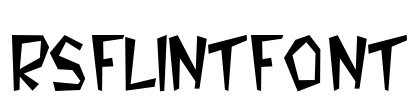 RSFlintFont Font Image