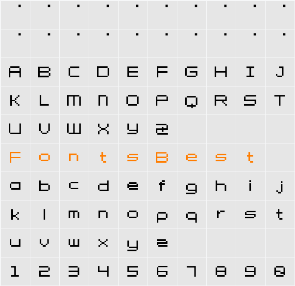 Petit Character Map