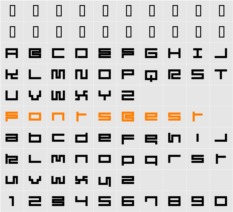 ES Character Map