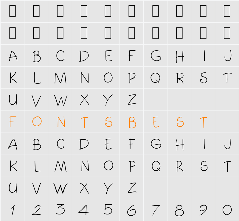 Phantoms 1 Character Map