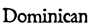Dominican Font Image