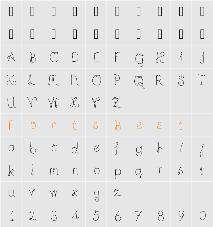 CompletelyScripted Character Map