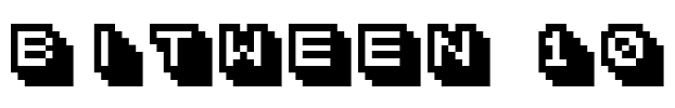 bitween 10 Font Image