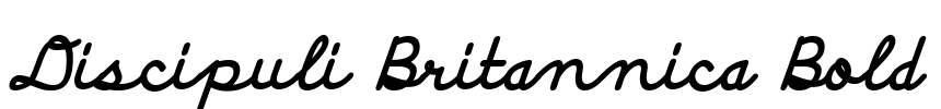 Discipuli Britannica Bold