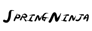 SpringNinja Font Image