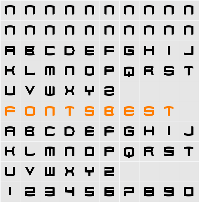Dubstep Cadence Character Map