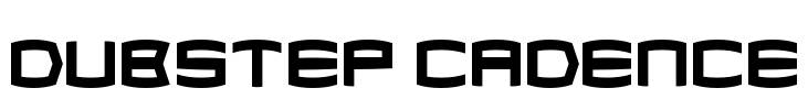 Dubstep Cadence Font Image
