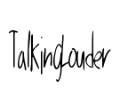 TalkingLouder Font Image