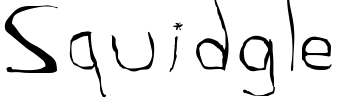 Squidgle Font Image