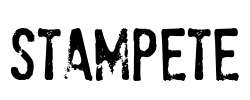 stamPete Font Image