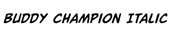 Buddy Champion Italic