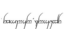 Tengwar Cursive