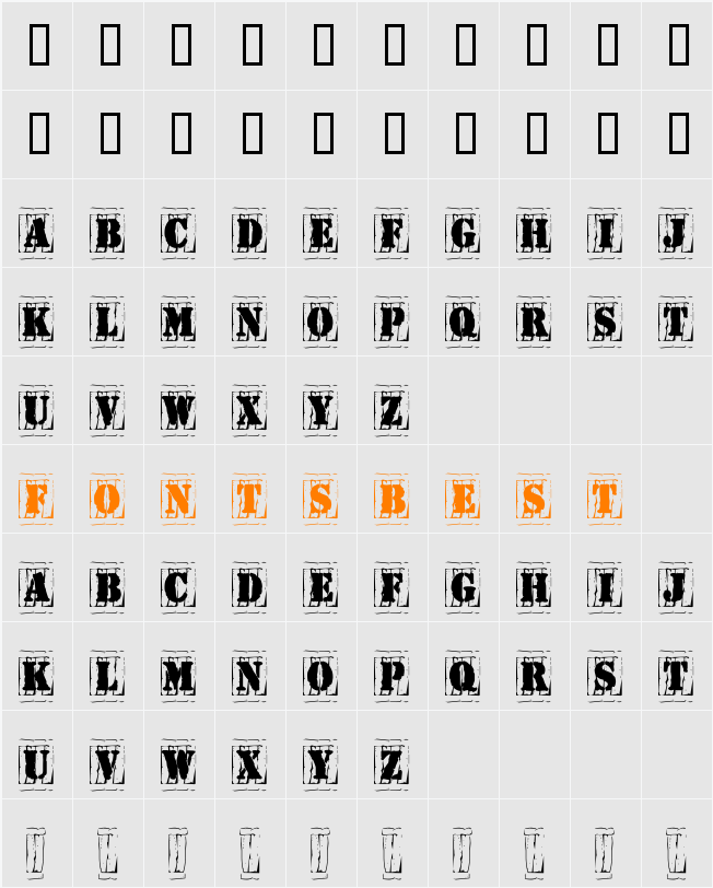 (Moving_Carton) Character Map