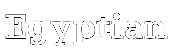 Egyptian Font Image
