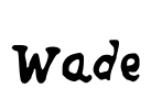 Wade Font Image