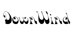 DownWind Font Image
