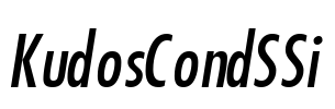 KudosCondSSi Font Image