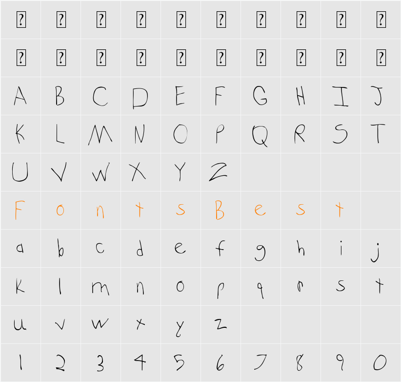 Gabby Character Map