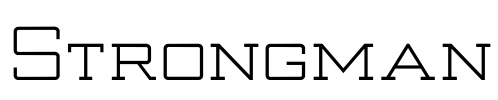 Strongman Font Image