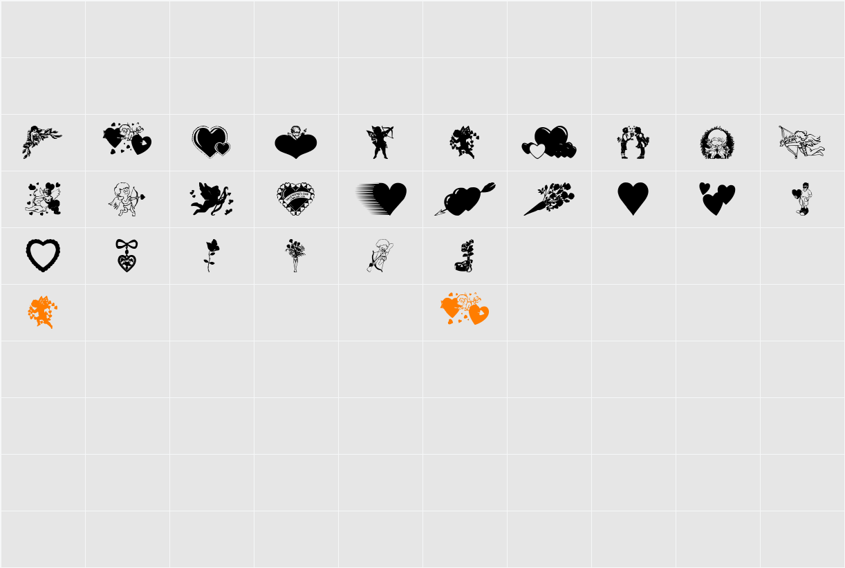 valentinec Character Map
