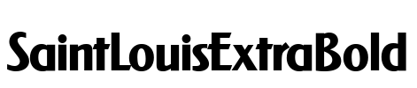 SaintLouisExtraBold Font Image