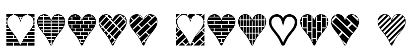 Heart Things 3 Font Image