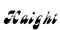 Haight Font Image