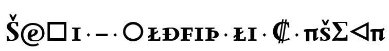 Seria-BoldItalicCapsExp Font Image