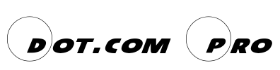 Dot.com Pro Font Image