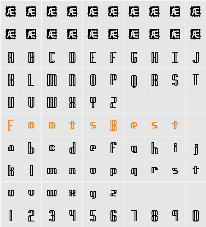genotype H BRK Character Map