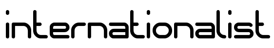 internationalist Font Image