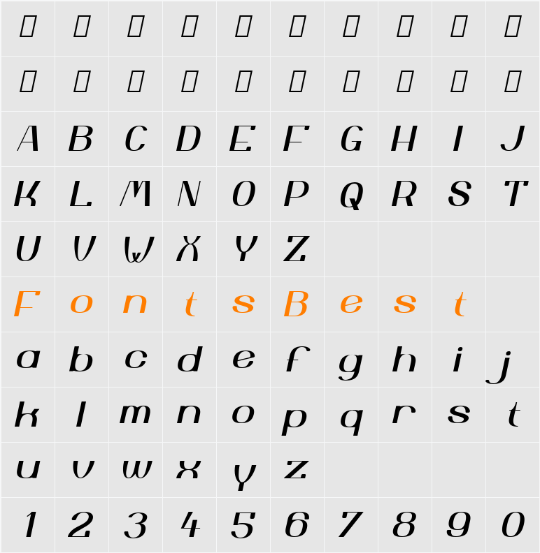 Yiggivoo Unicode  Character Map