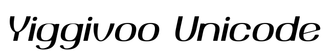 Yiggivoo Unicode