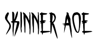 Skinner AOE Font Image