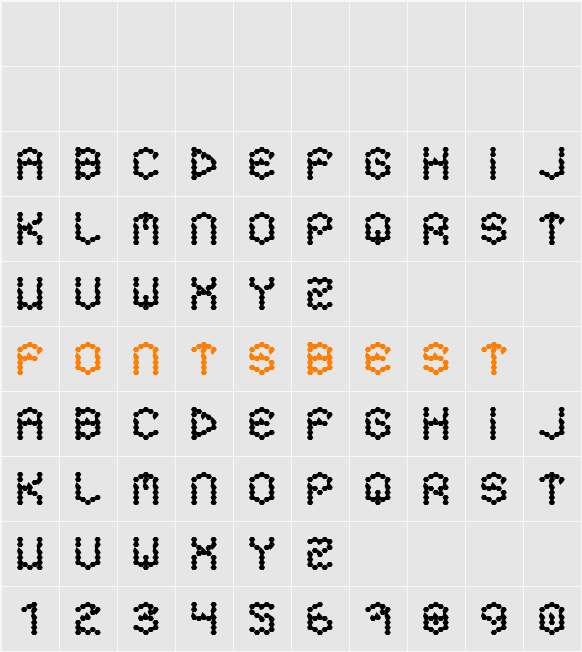 Hexa Character Map