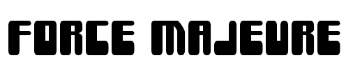 Force Majeure Font Image